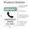 Signmission Safety Culture Sign, 3.5 in Width, Vinyl Decal, Rectangle OS-2PACK-EM-D-35-V-10461 - alternate 5